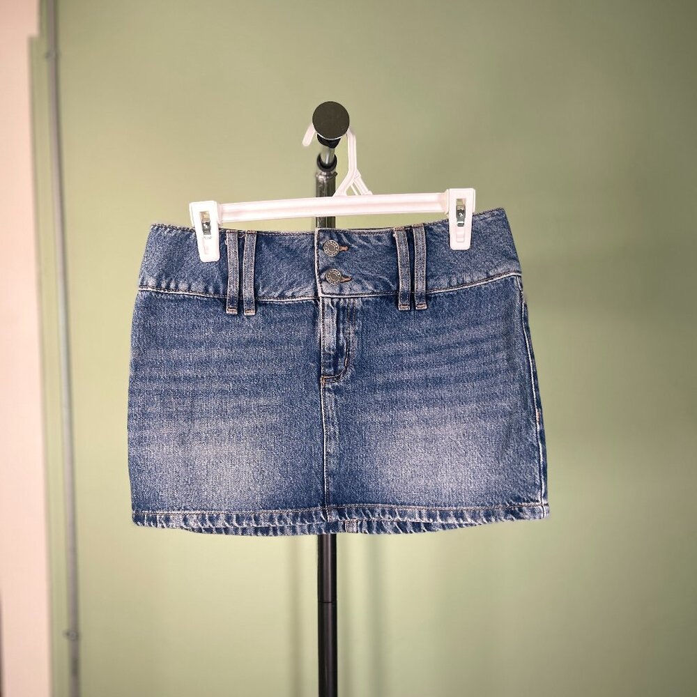 Garage Denim Mini Skirt - Size XS